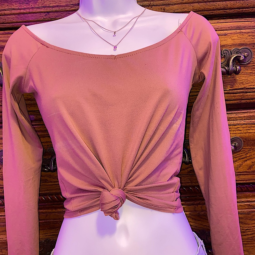 Off the shoulder Charlotte Russe shirt